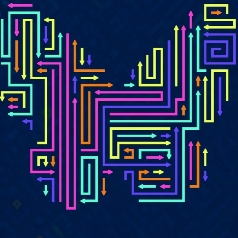 Trail Rush Master route puzzle